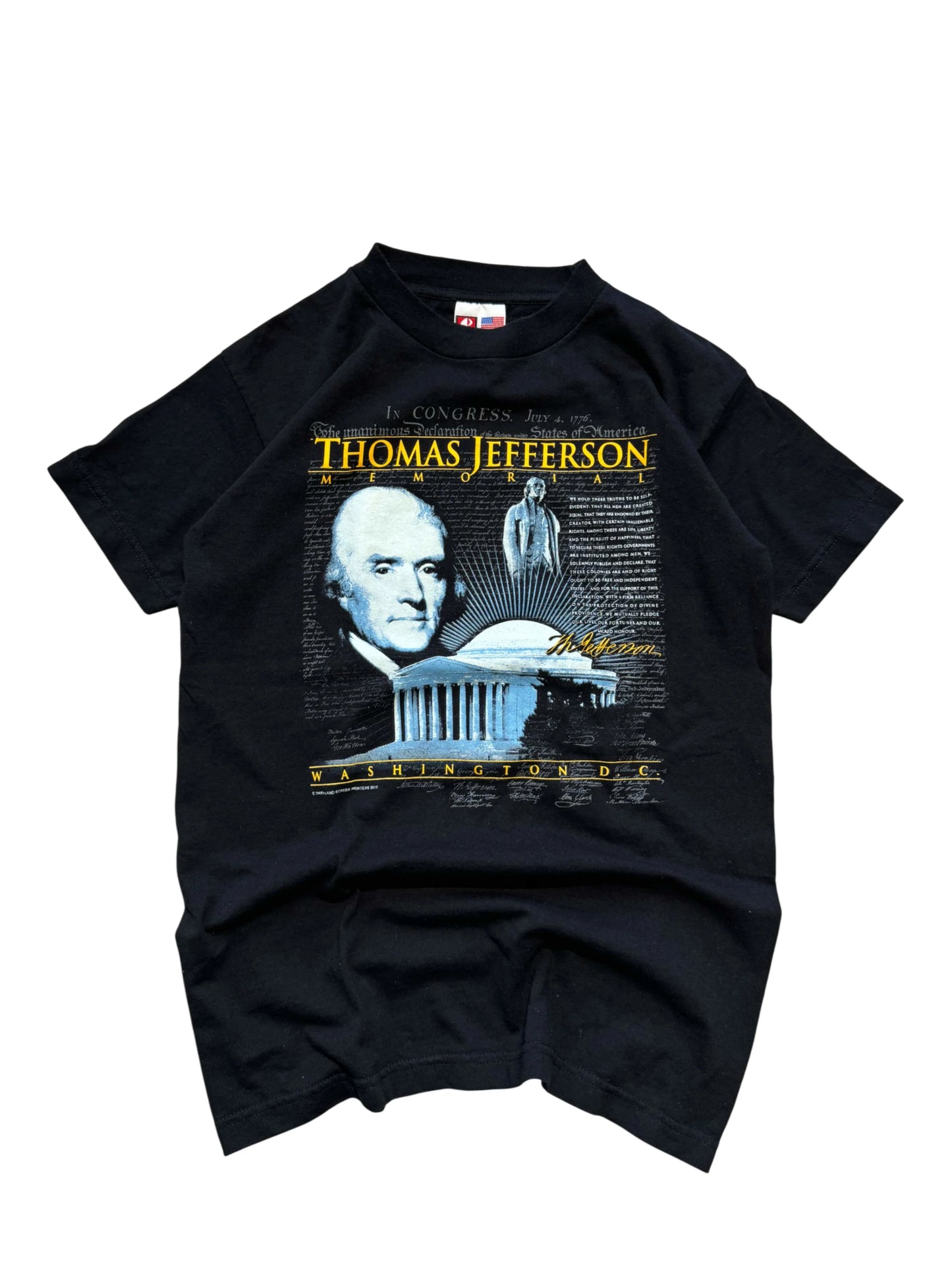 Vintage Thomas Jefferson T-shirt - S