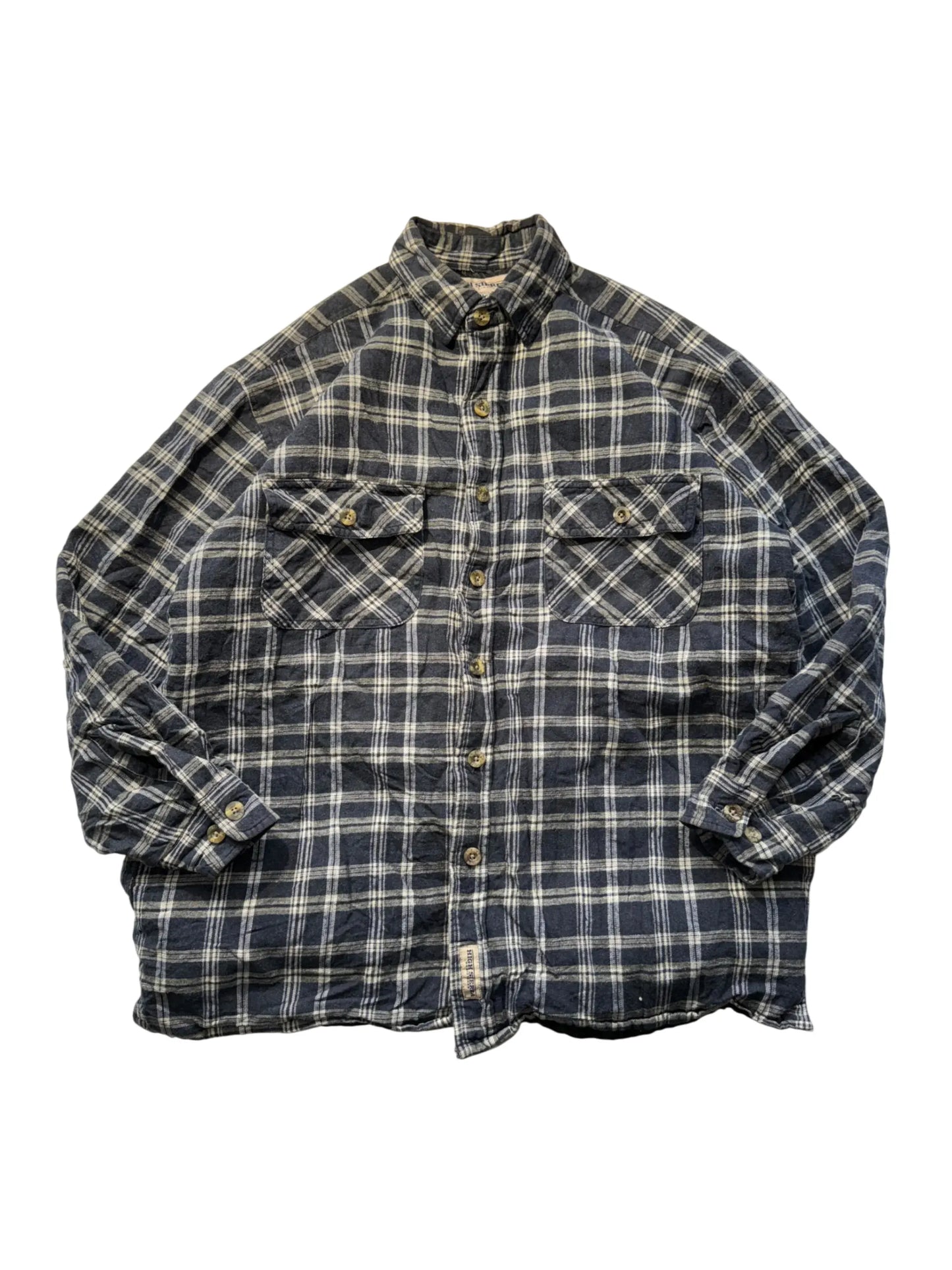 Vintage Padded Flannel Shirt - M