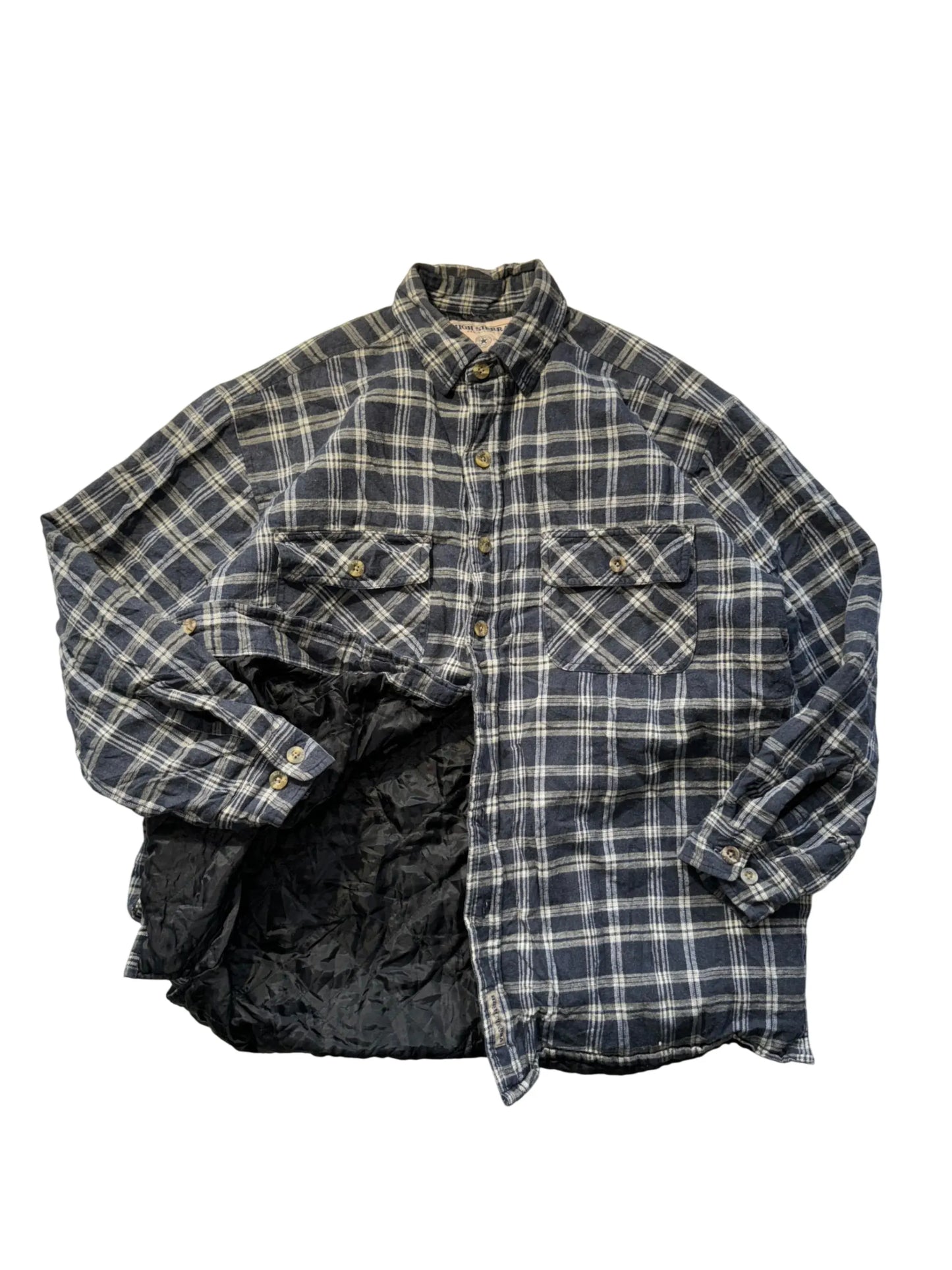 Vintage Padded Flannel Shirt - M