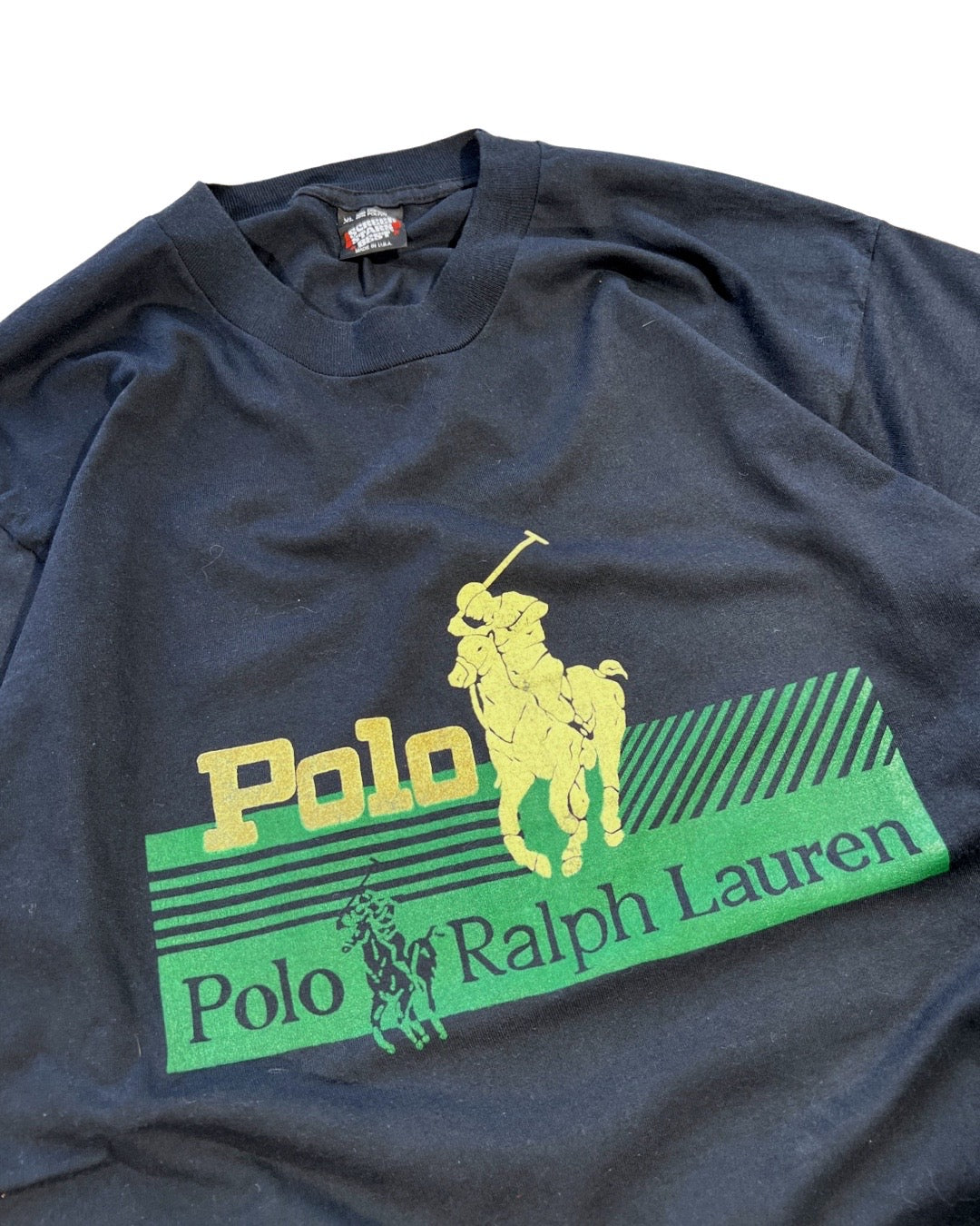 Vintage Polo Boot Tee - XL