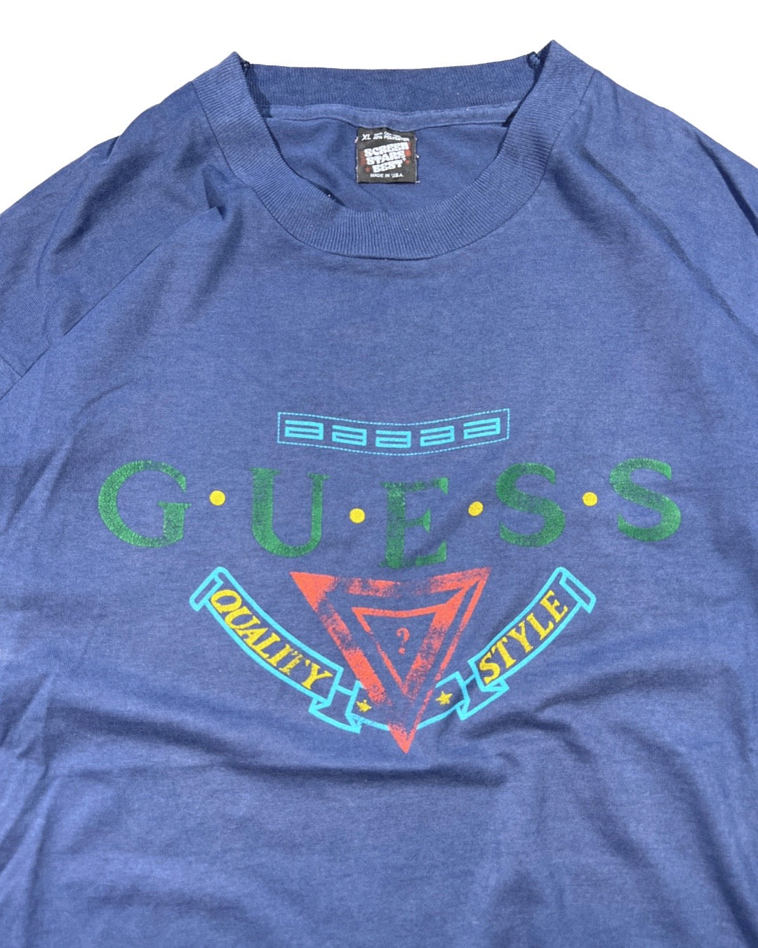 Vintage Guess Boot Tee - XL
