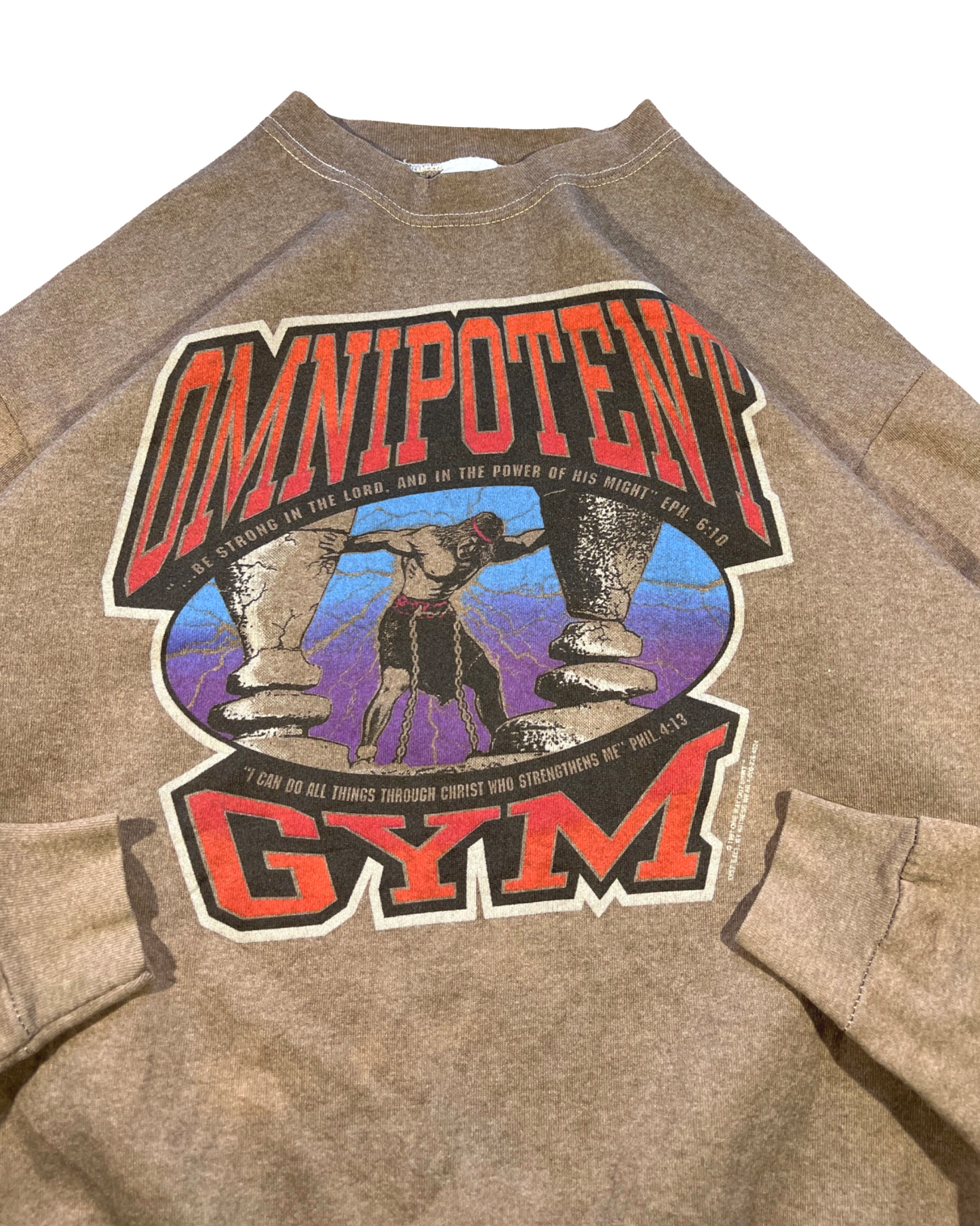 Vintage Jesus Gym Crew - XL