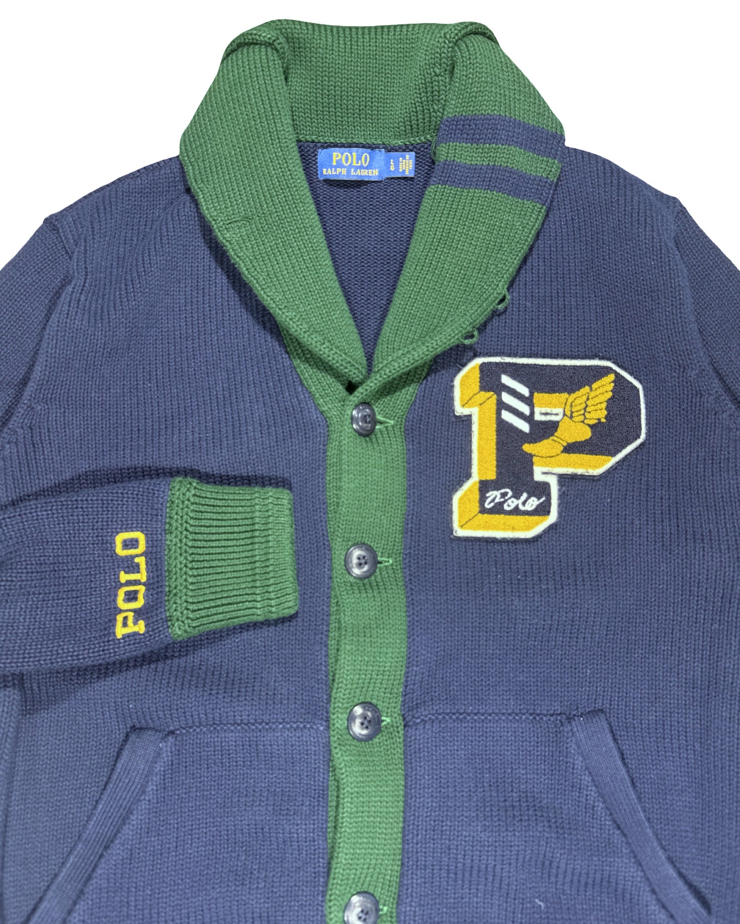 Vintage Ralph Lauren P-Wing Knit - L