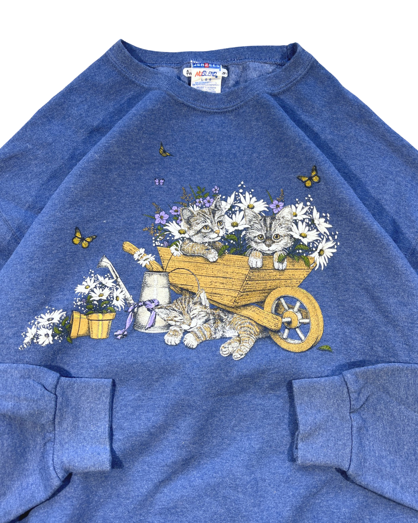 Vintage Cat Crewneck - L