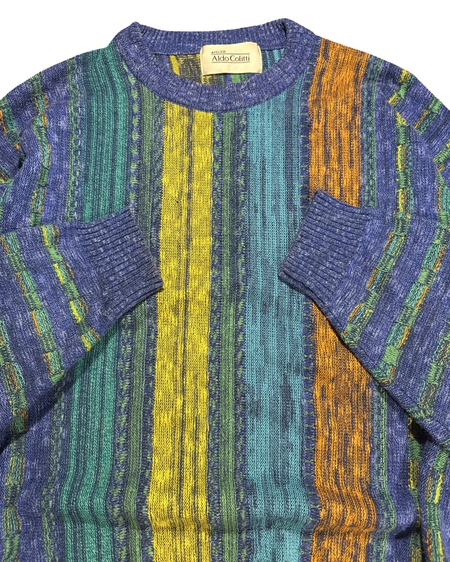 Vintage Knitted Sweatshirt - L