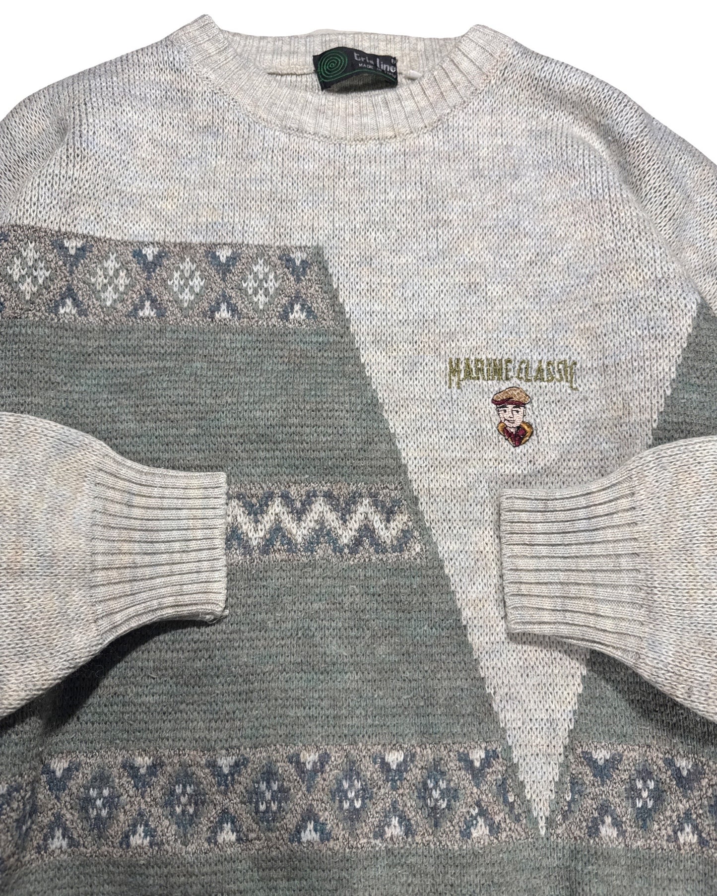 Vintage Knitted Sweater - XL