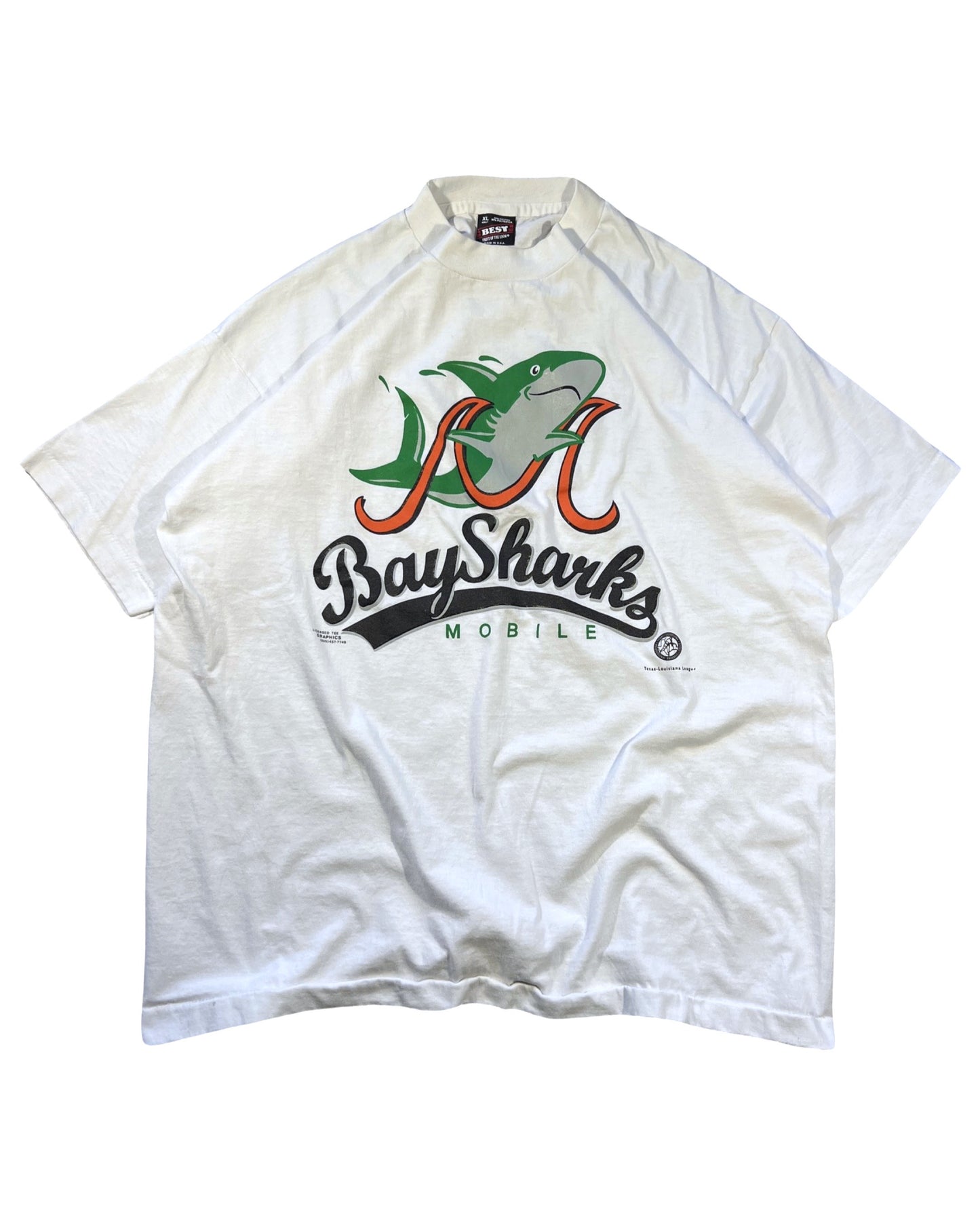 Vintage Bay Sharks Tee - XL