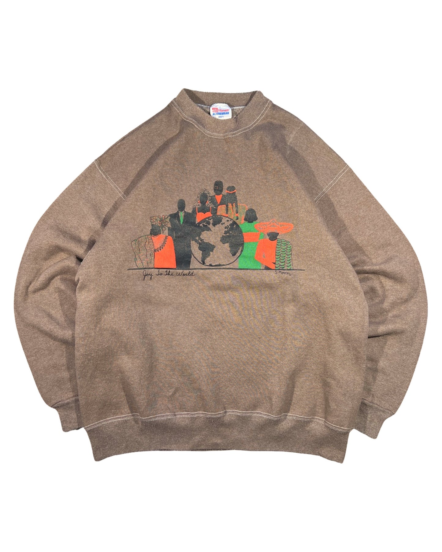 Vintage Joy To The World Crew - M