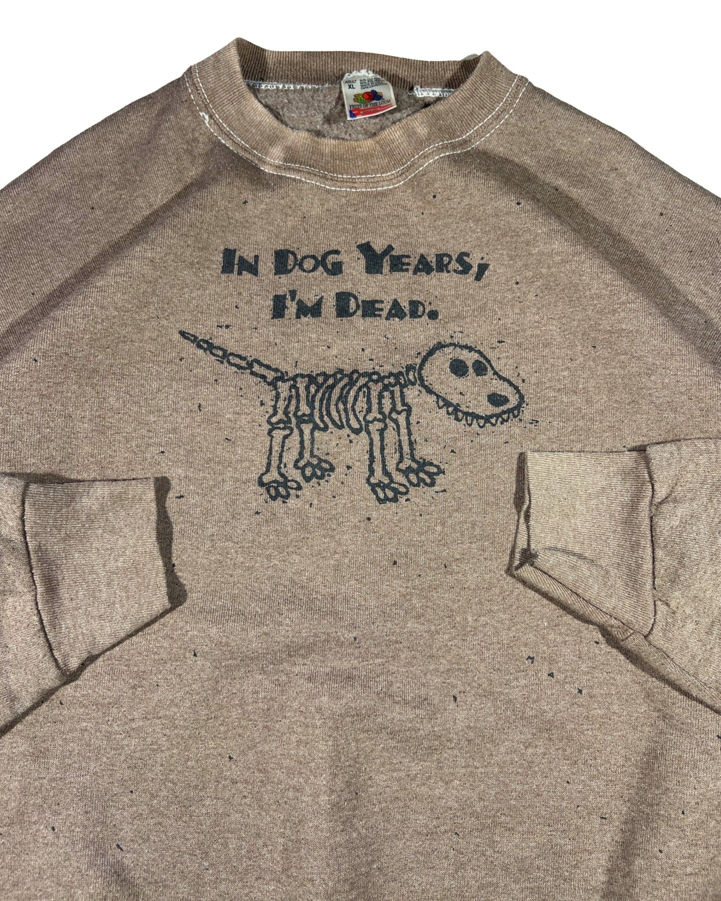 Vintage Dog Crew - L
