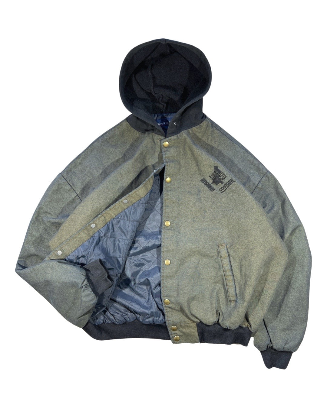 Vintage Hooded Work Jacket - M…