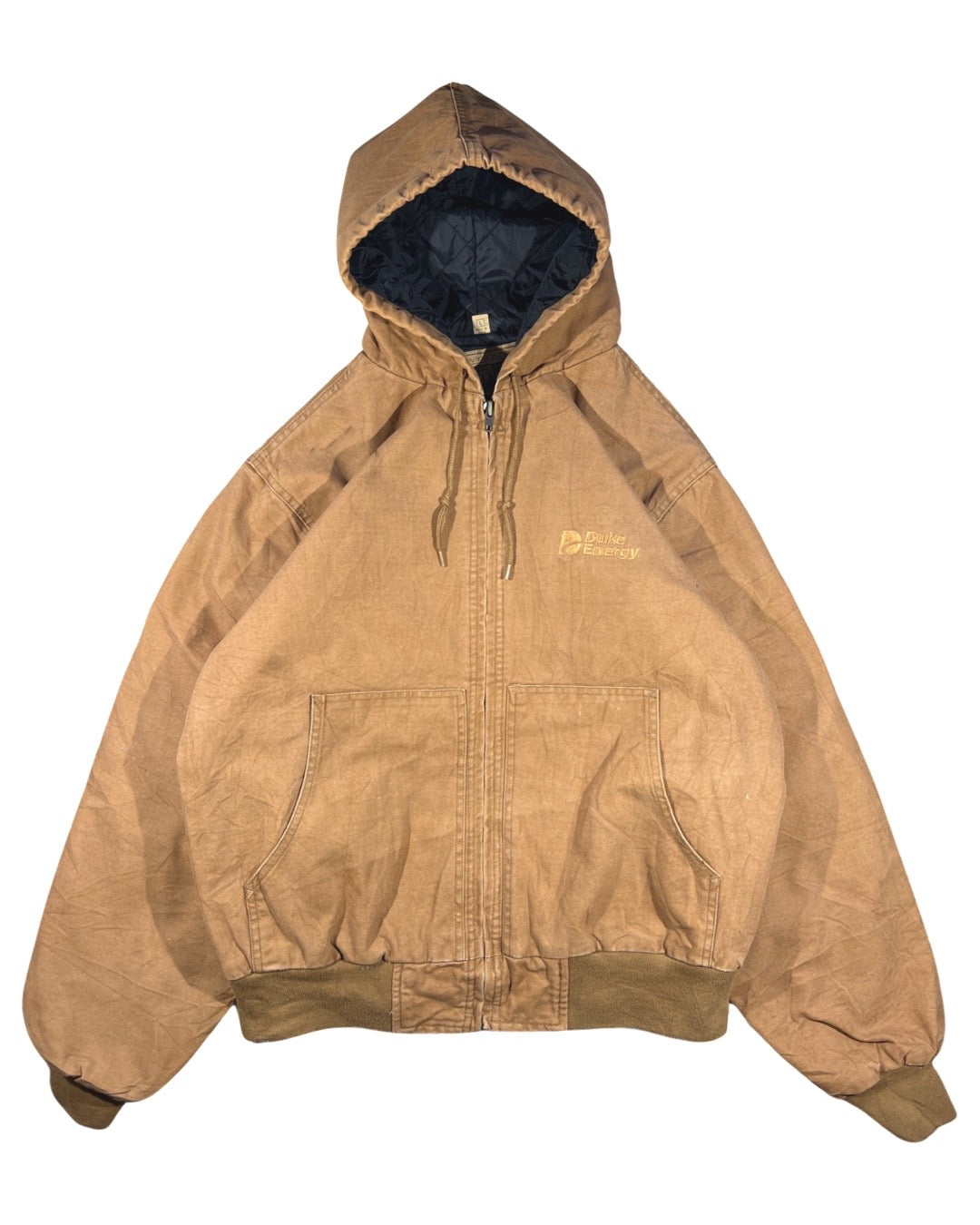 Vintage Hooded Work Jacket - L