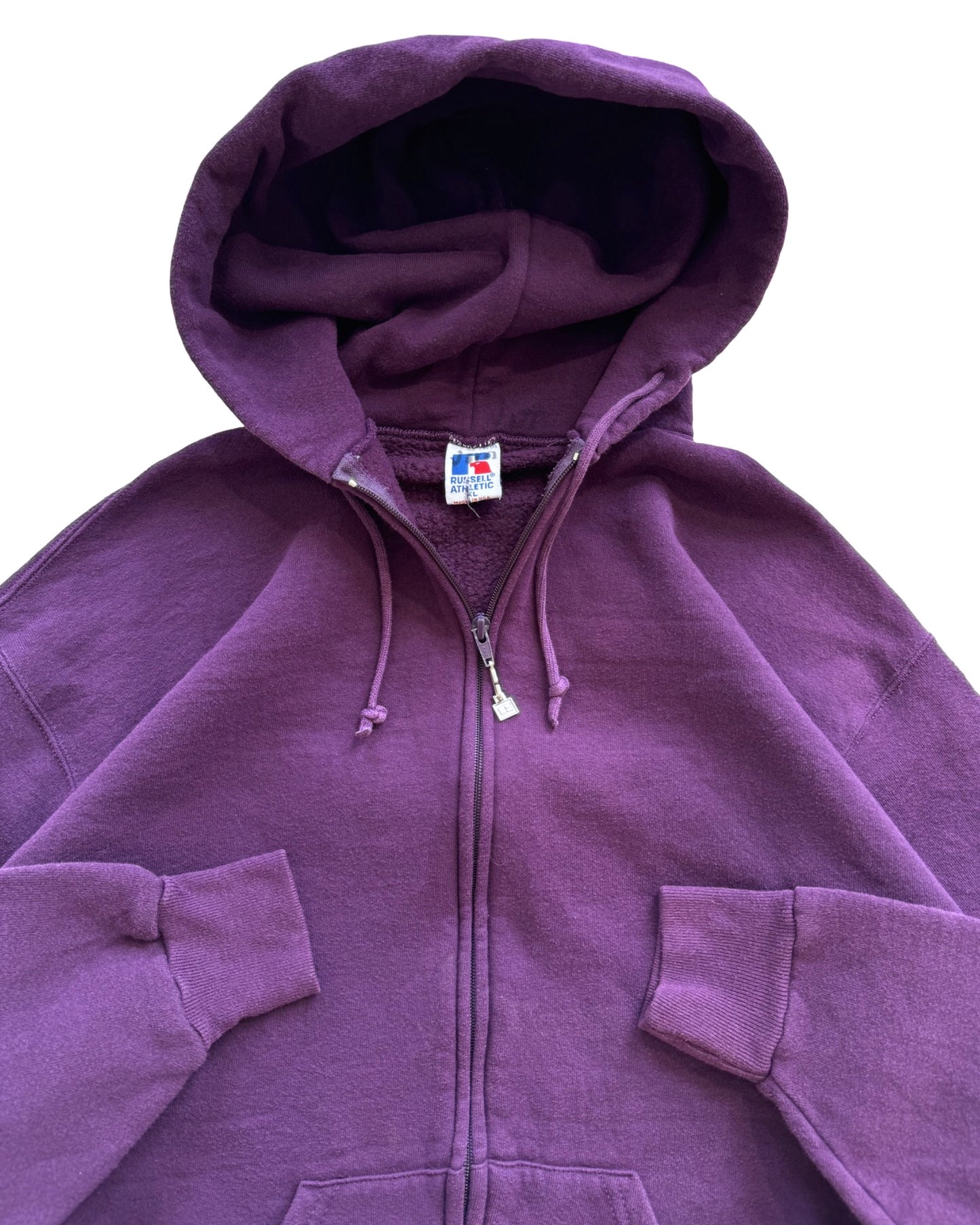 Vintage Russell Zip Hoodie - XL