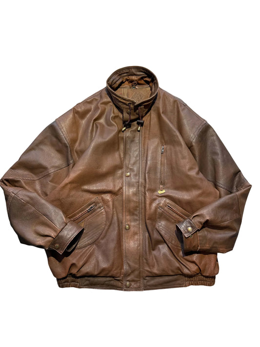 Vintage Leather Jacket - XL