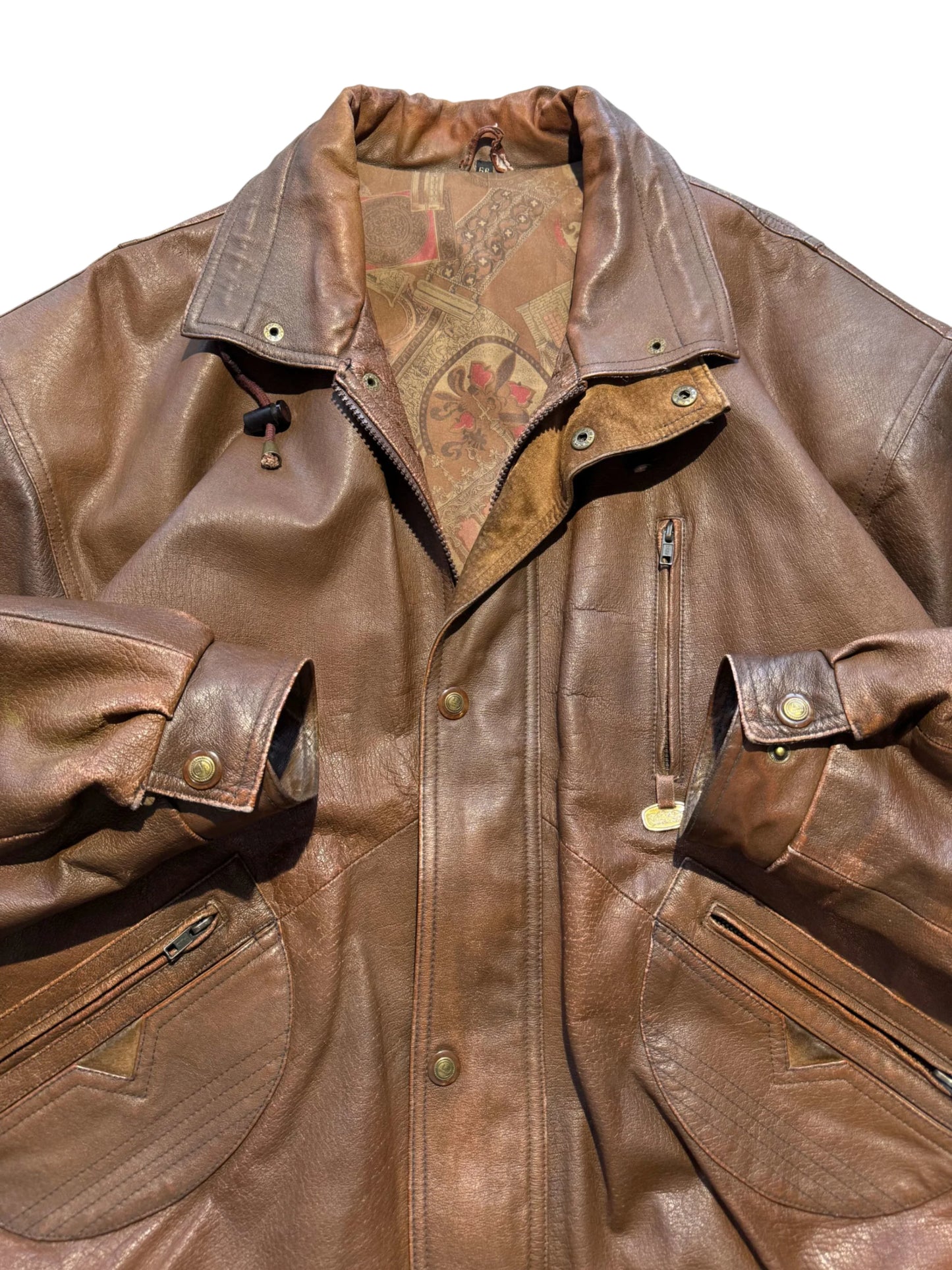 Vintage Leather Jacket - XL