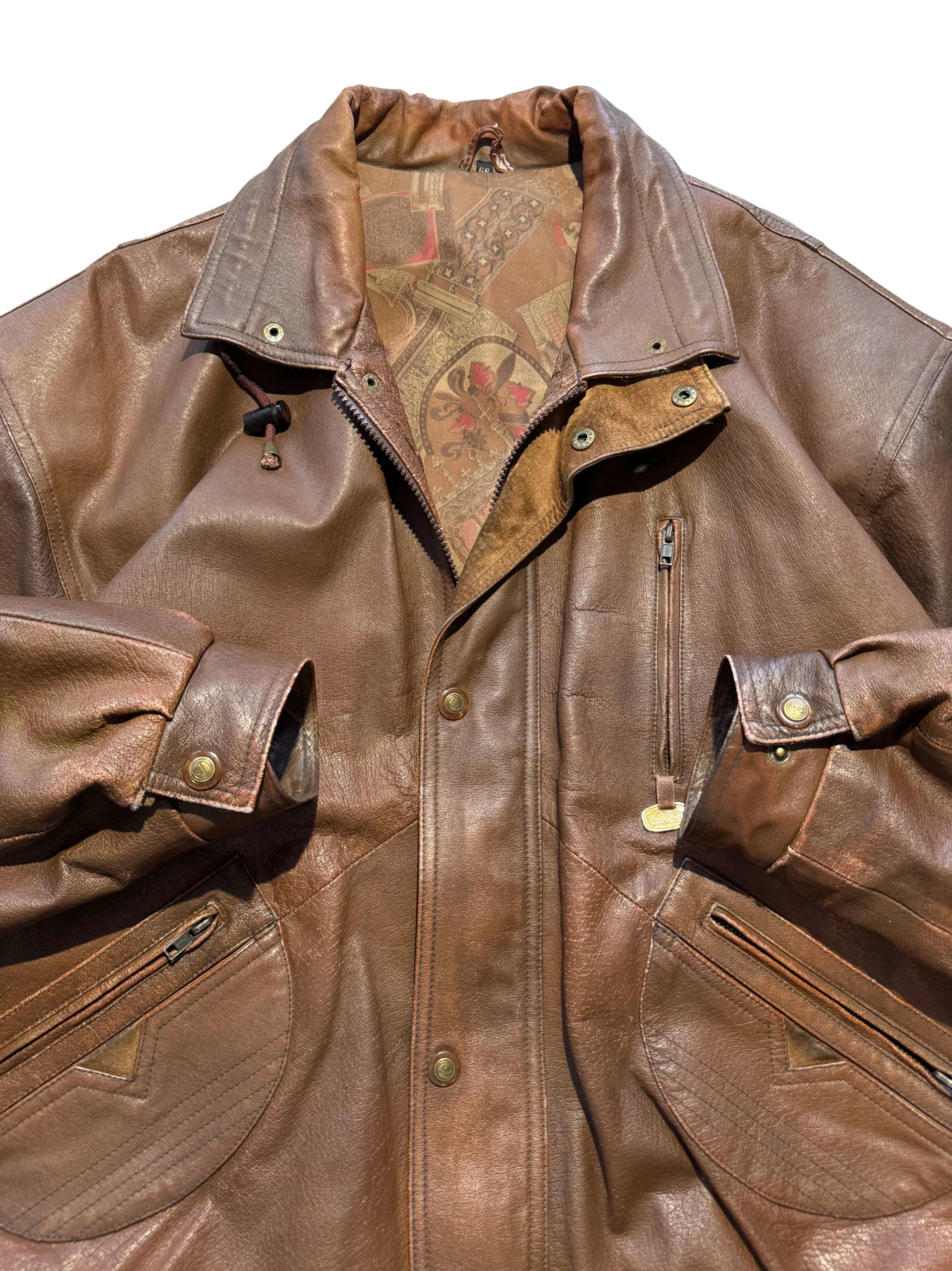 Vintage Leather Jacket - XL
