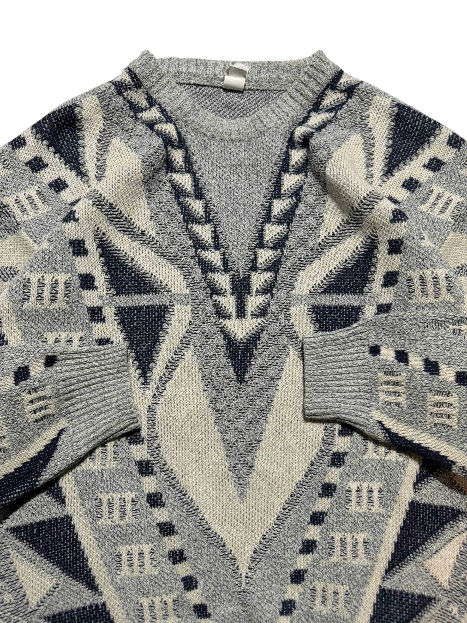 Vintage Knit Sweater - M