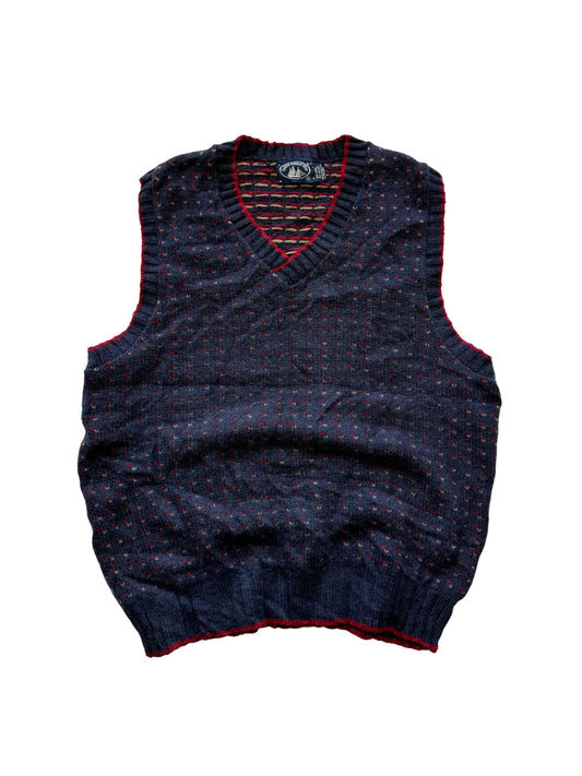 Vintage Wool Vest - L