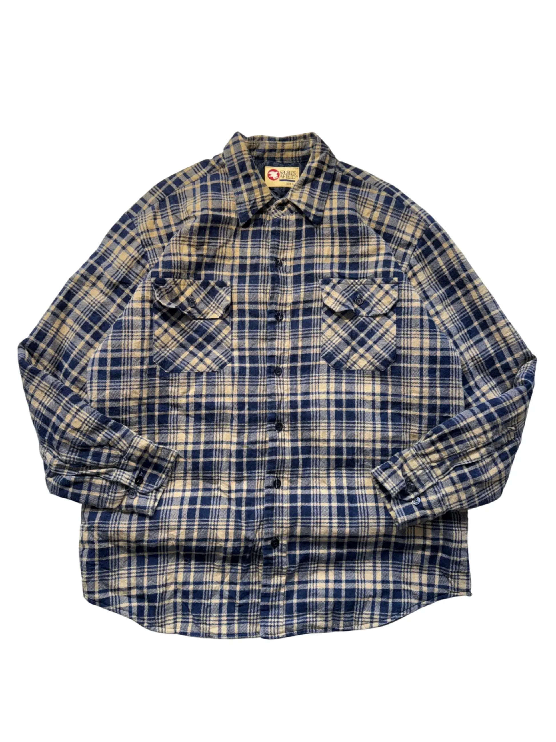Vintage Padded Flannel Shirt - L