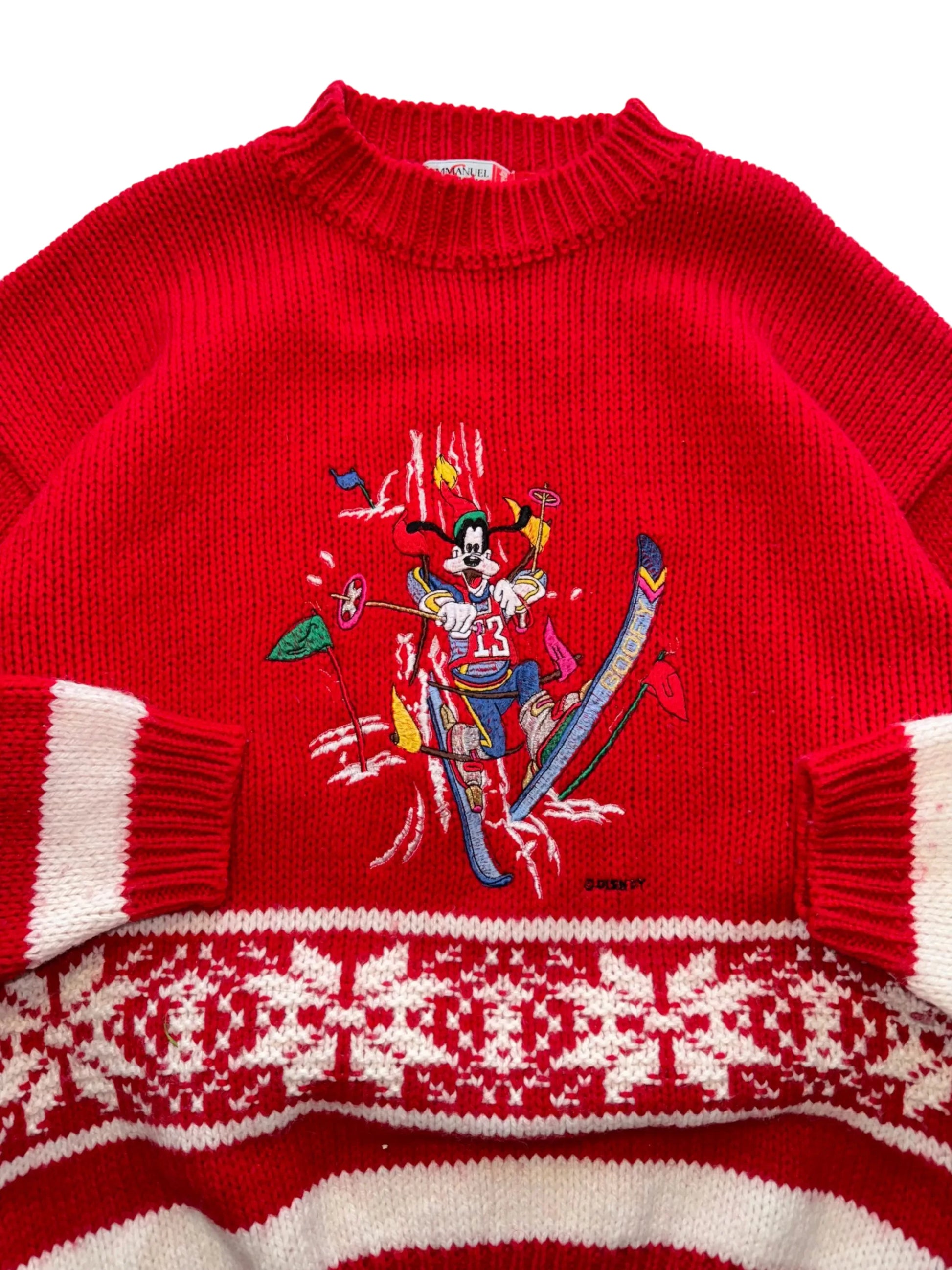 Vintage Goofy Knit Sweater - L