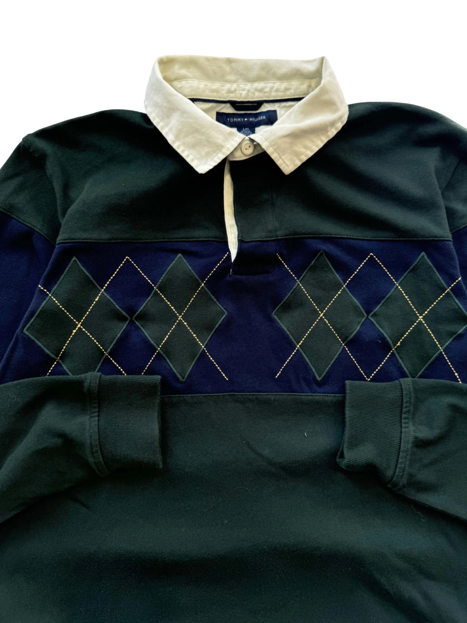 Vintage Tommy Hilfiger Rugby Shirt L