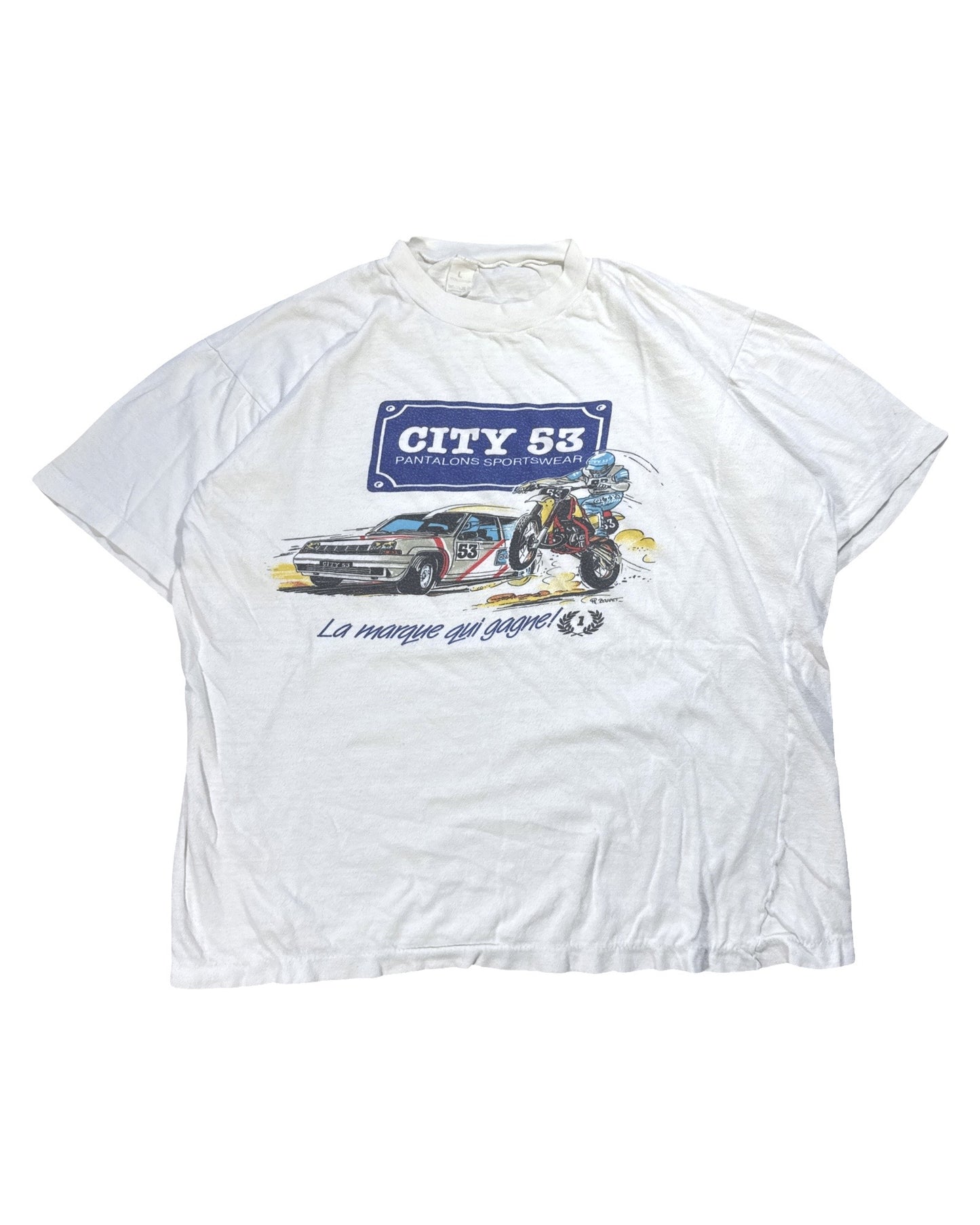 Vintage Racing Tee - S