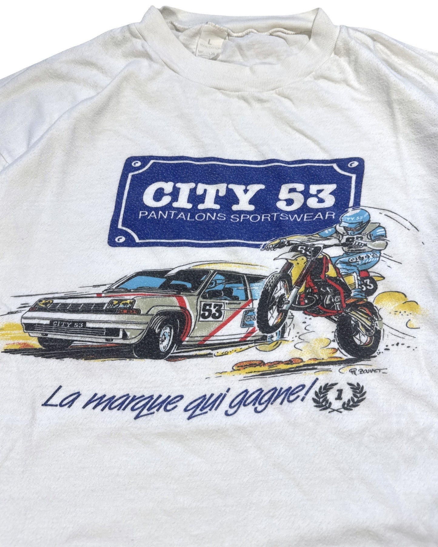 Vintage Racing Tee - S