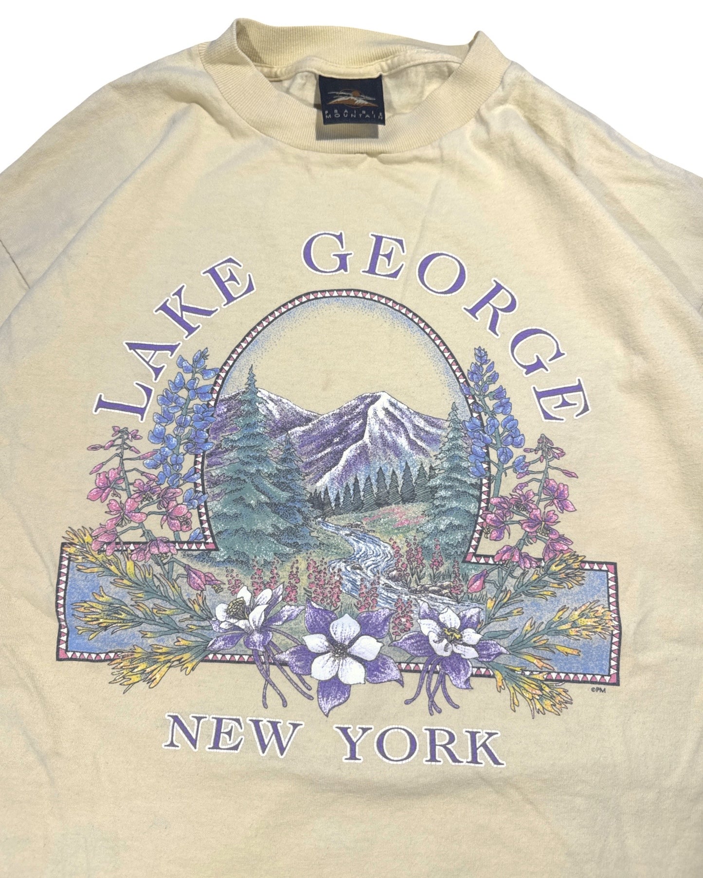 Vintage NY Lake George Tee - L