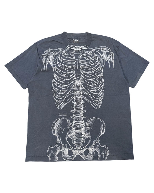 Vintage 90s Skeleton Tee - XL