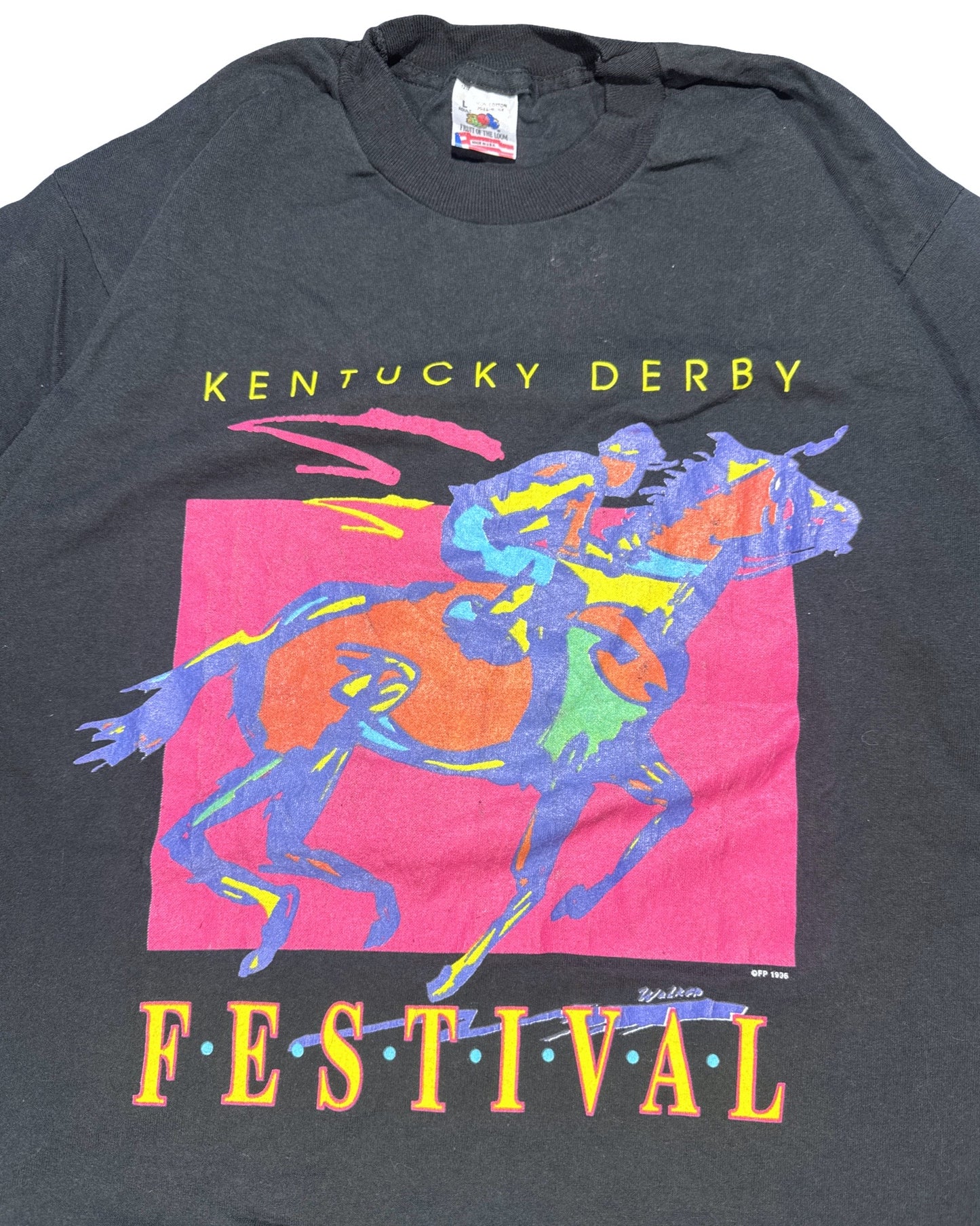 Vintage Kentucky Durby Tee - L