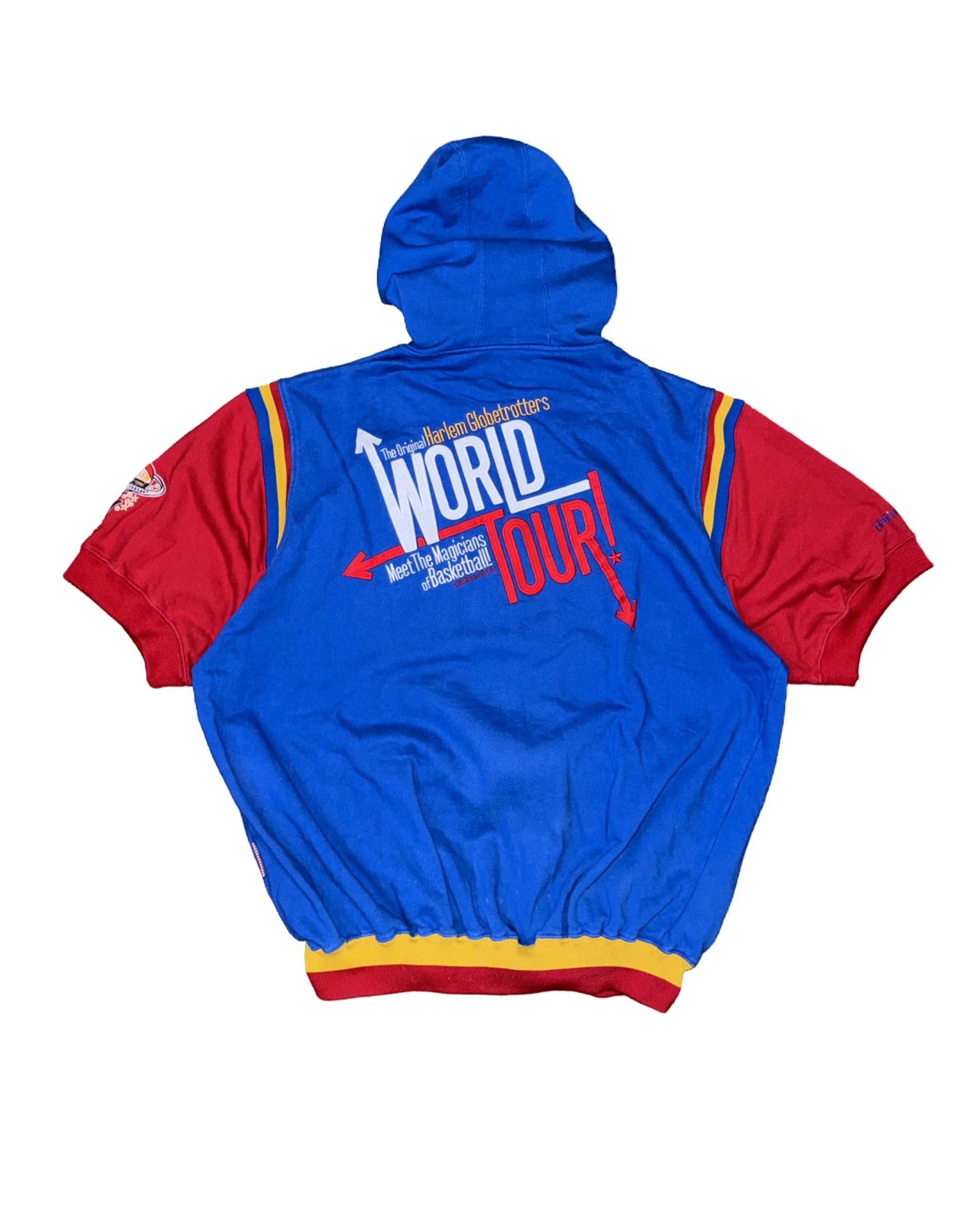 希少【FUBU HARLEM GLOBETROTTERS】プルオーバージャージ Harlem Globetrotters 75th Anniversary FUBU Platinum