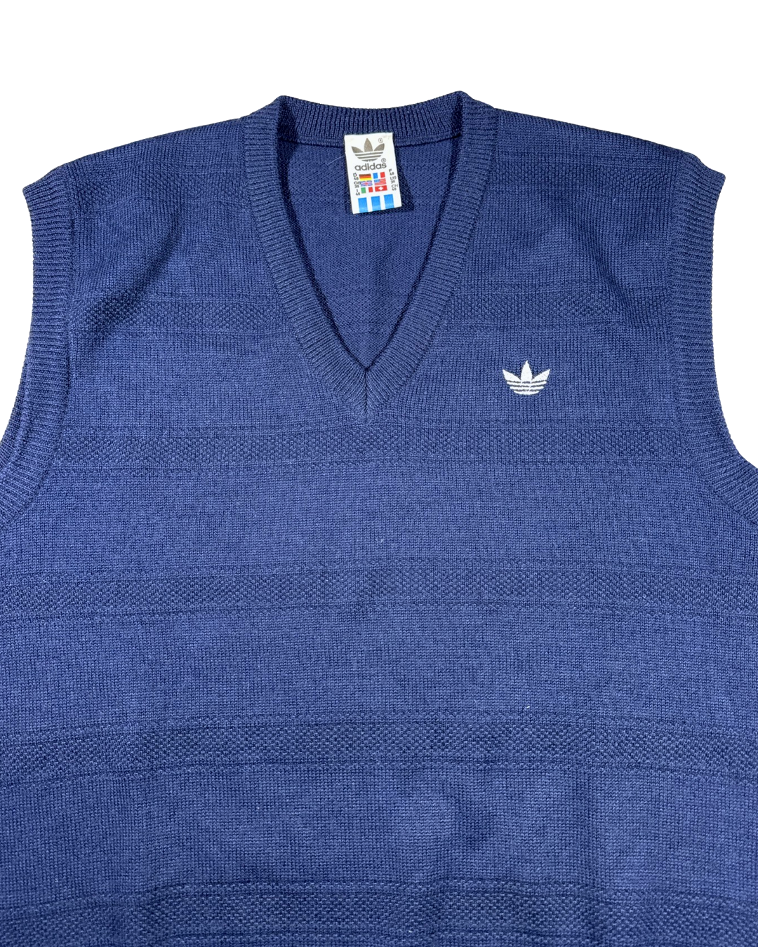 Vintage Adidas Knit Vest - M