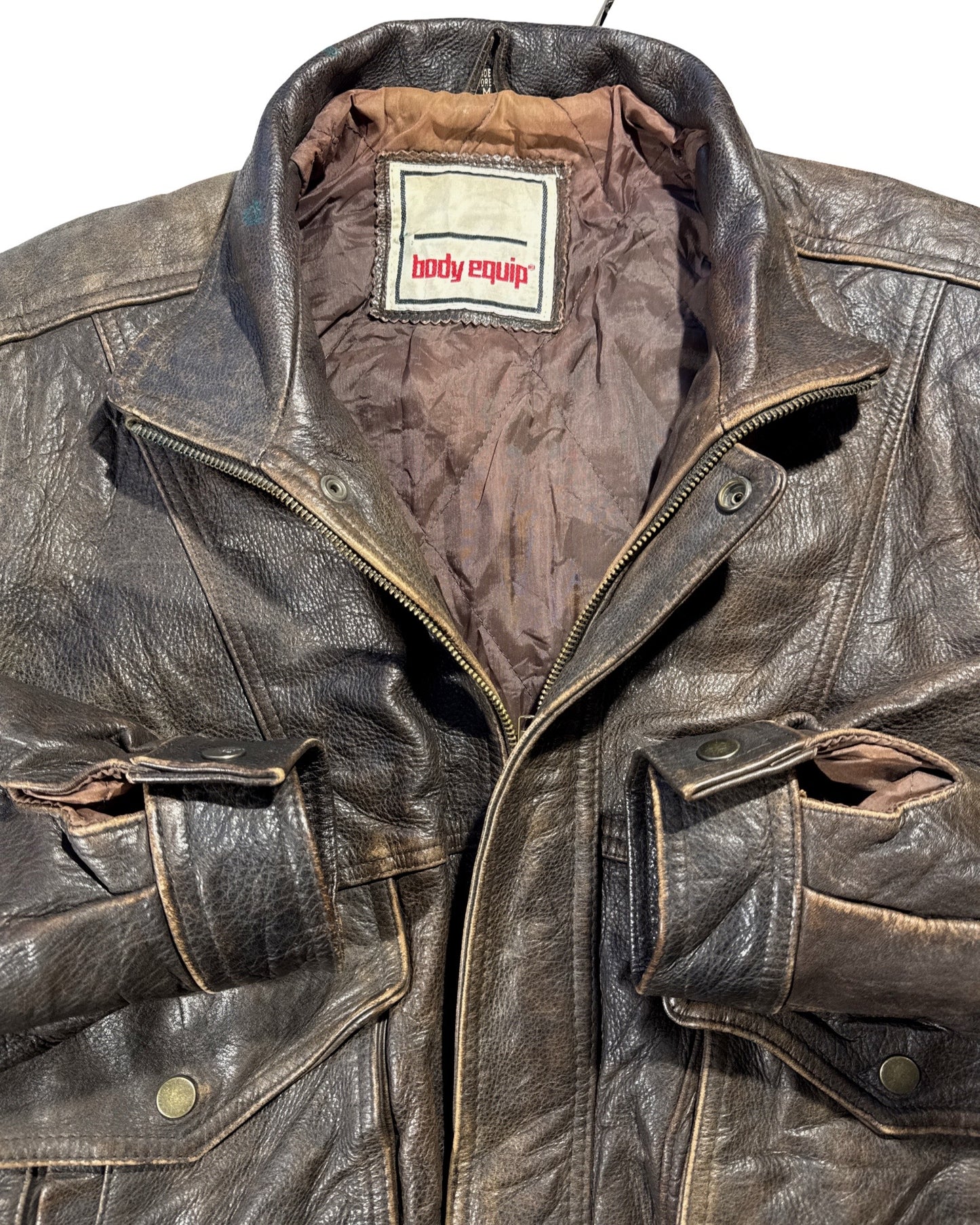 Vintage Leather Jacket - M