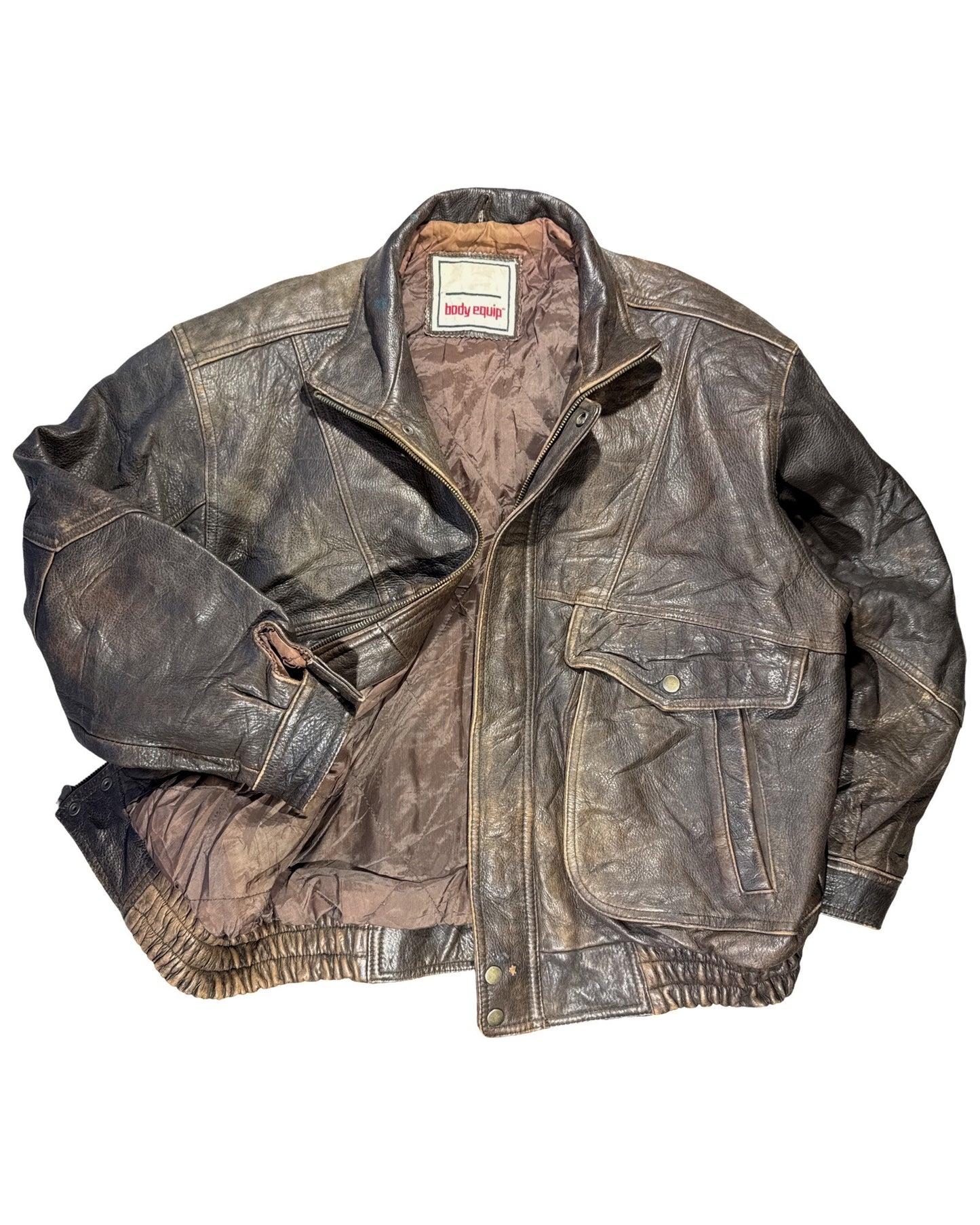 Vintage Leather Jacket - M