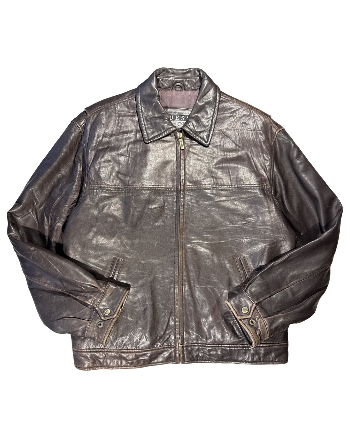 Guess Leather Jacket - M