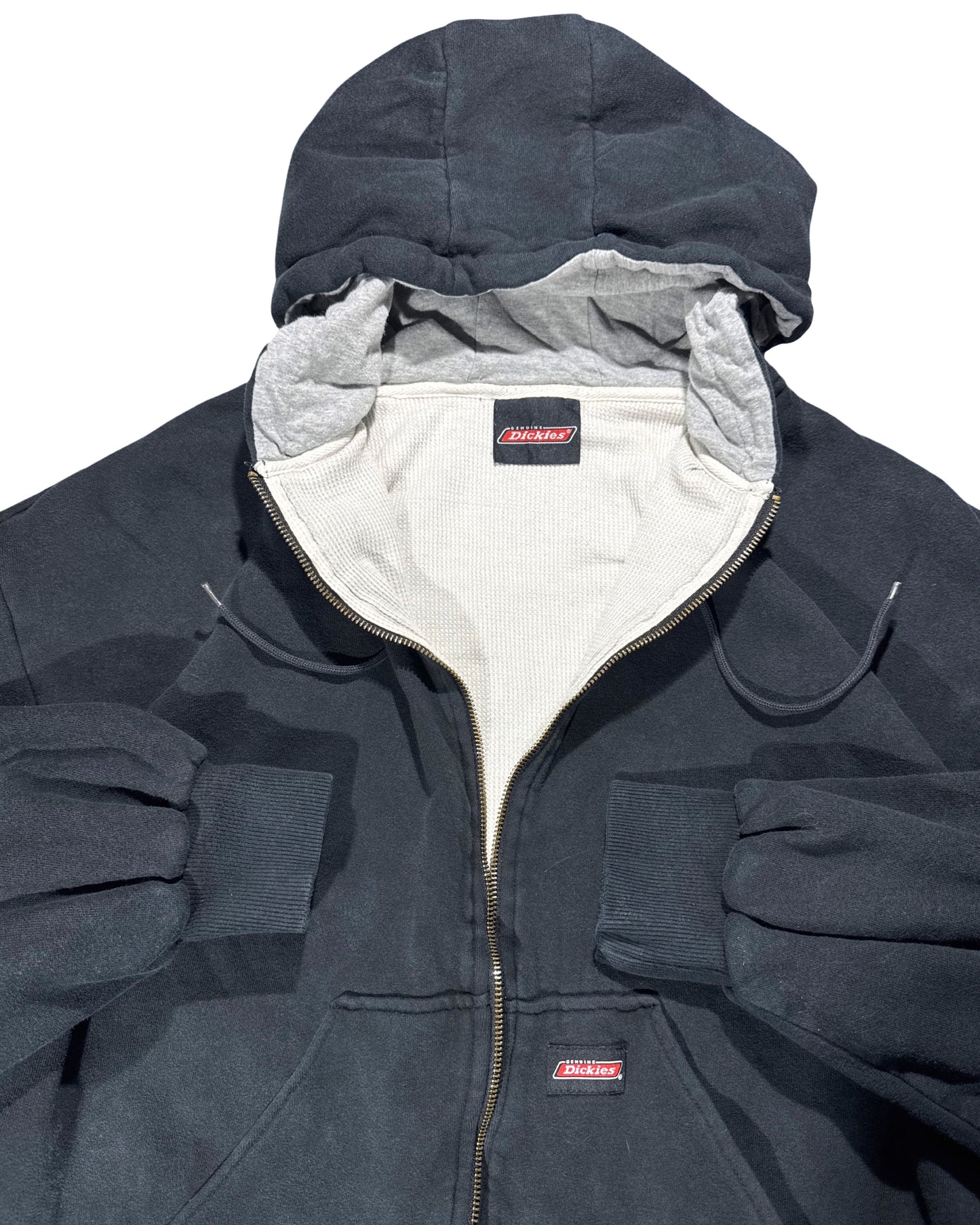 Vintage Dickies Thermal Hoodie - M