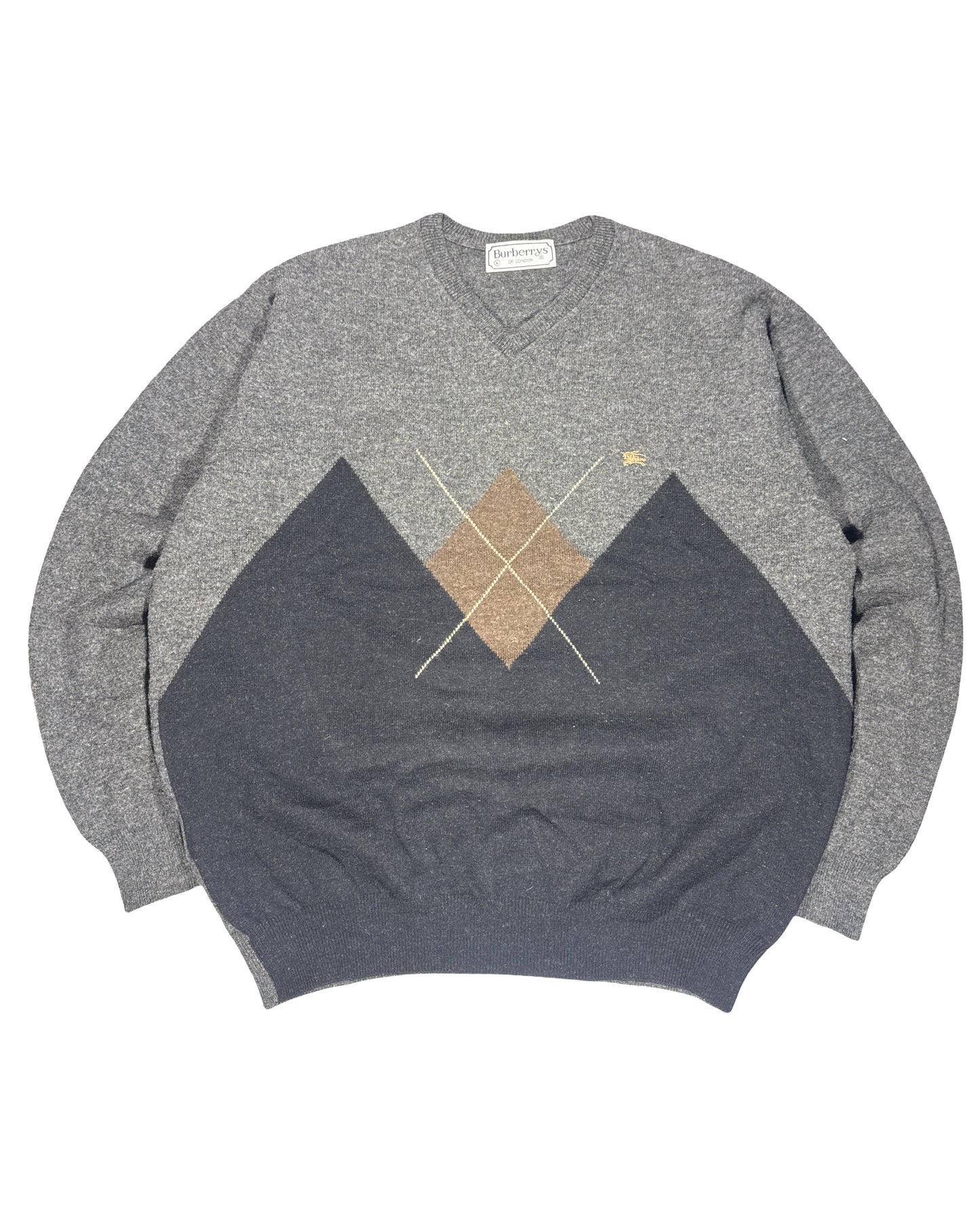 Vintage Burberry Knit Sweater - L