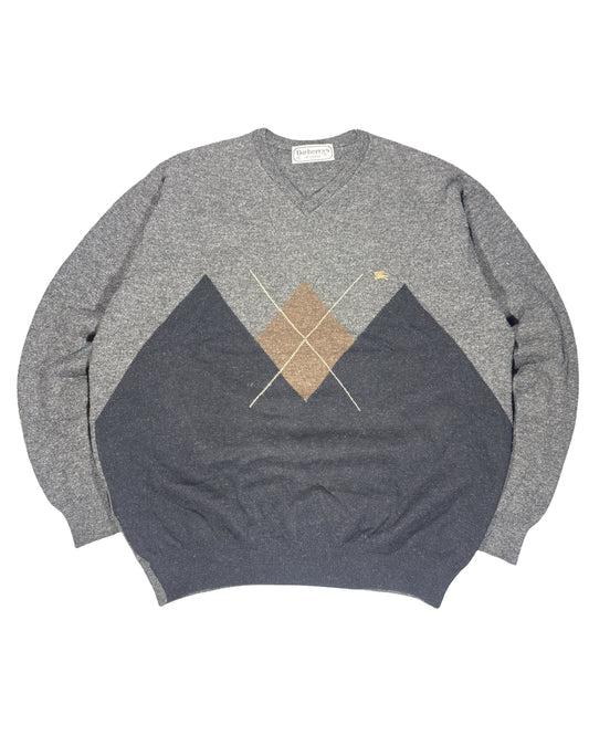 Vintage Burberry Knit Sweater - L