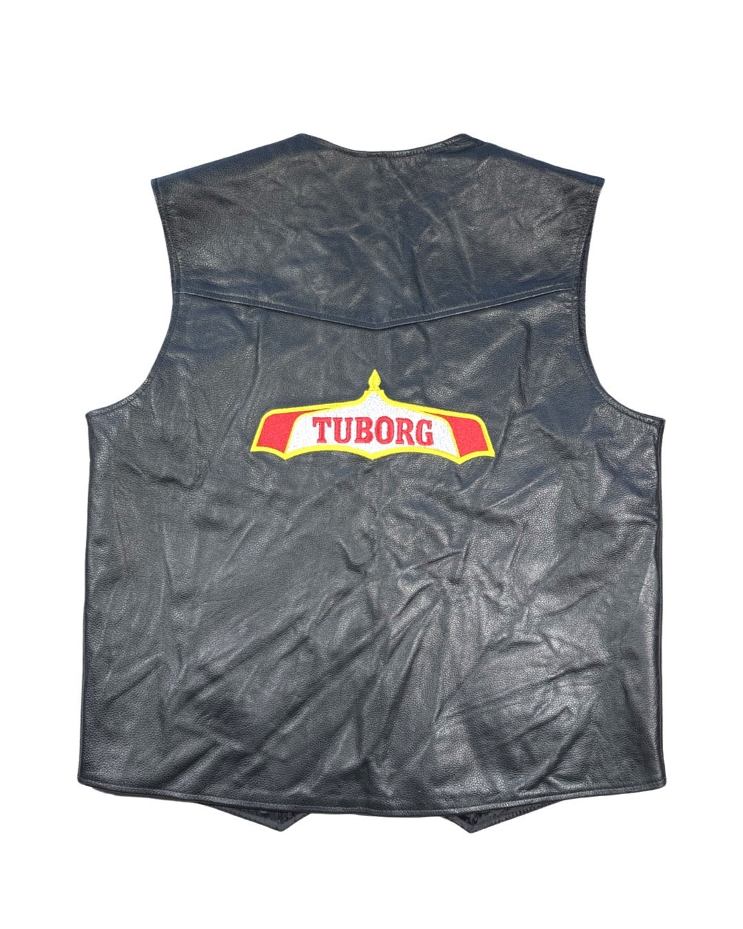 Tuborg Leather Vest - XL
