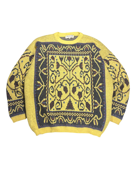 Vintage Knitted Sweater - XL