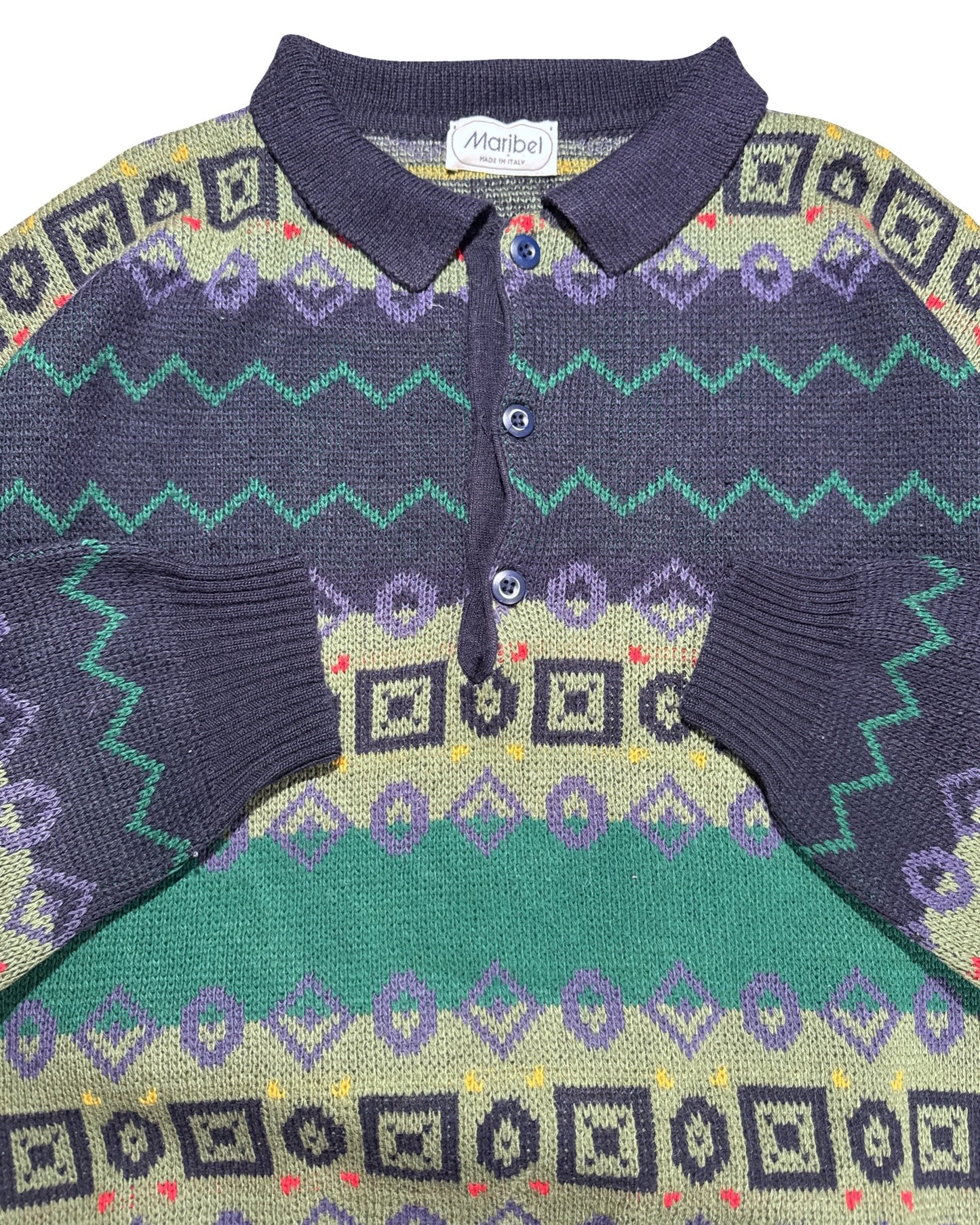 Vintage Knitted Sweater - M