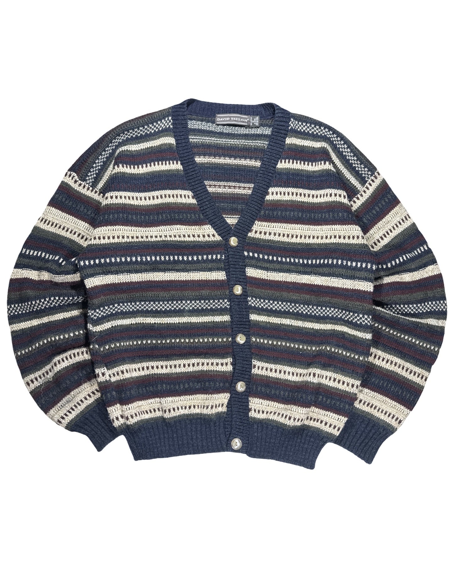 Vintage Knitted Cardigan - M