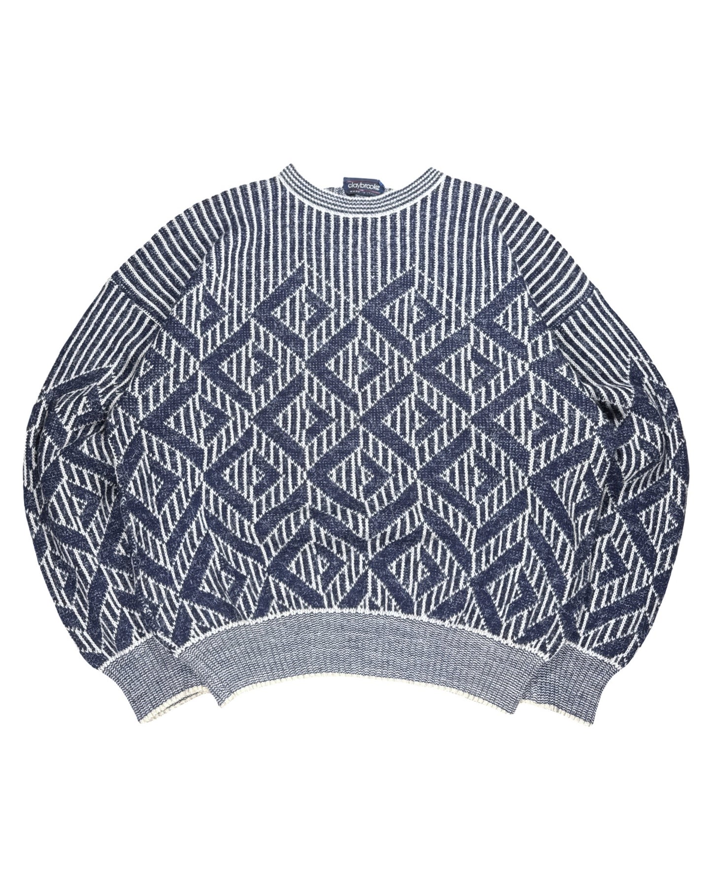 Vintage Knitted Sweater - XL