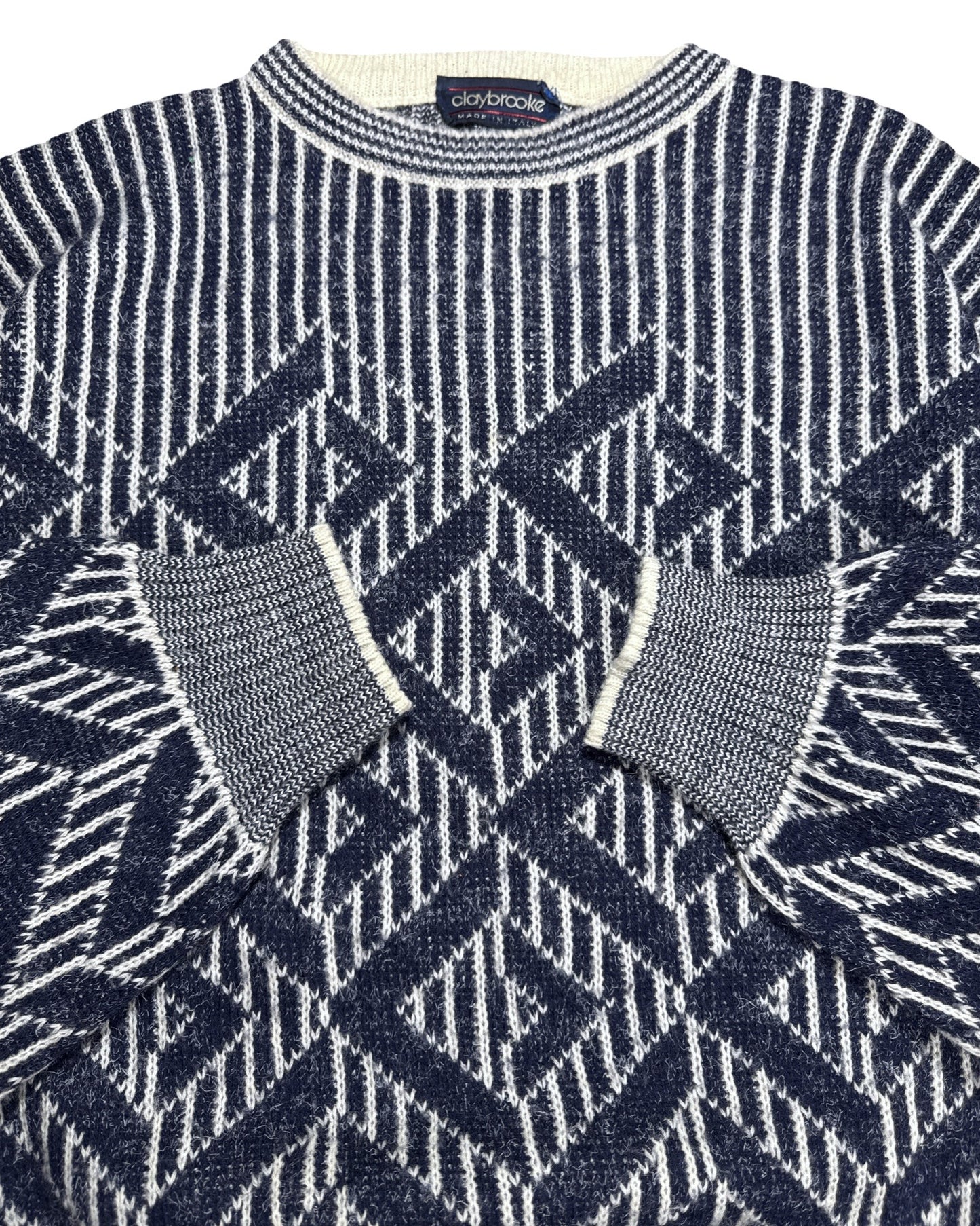 Vintage Knitted Sweater - XL