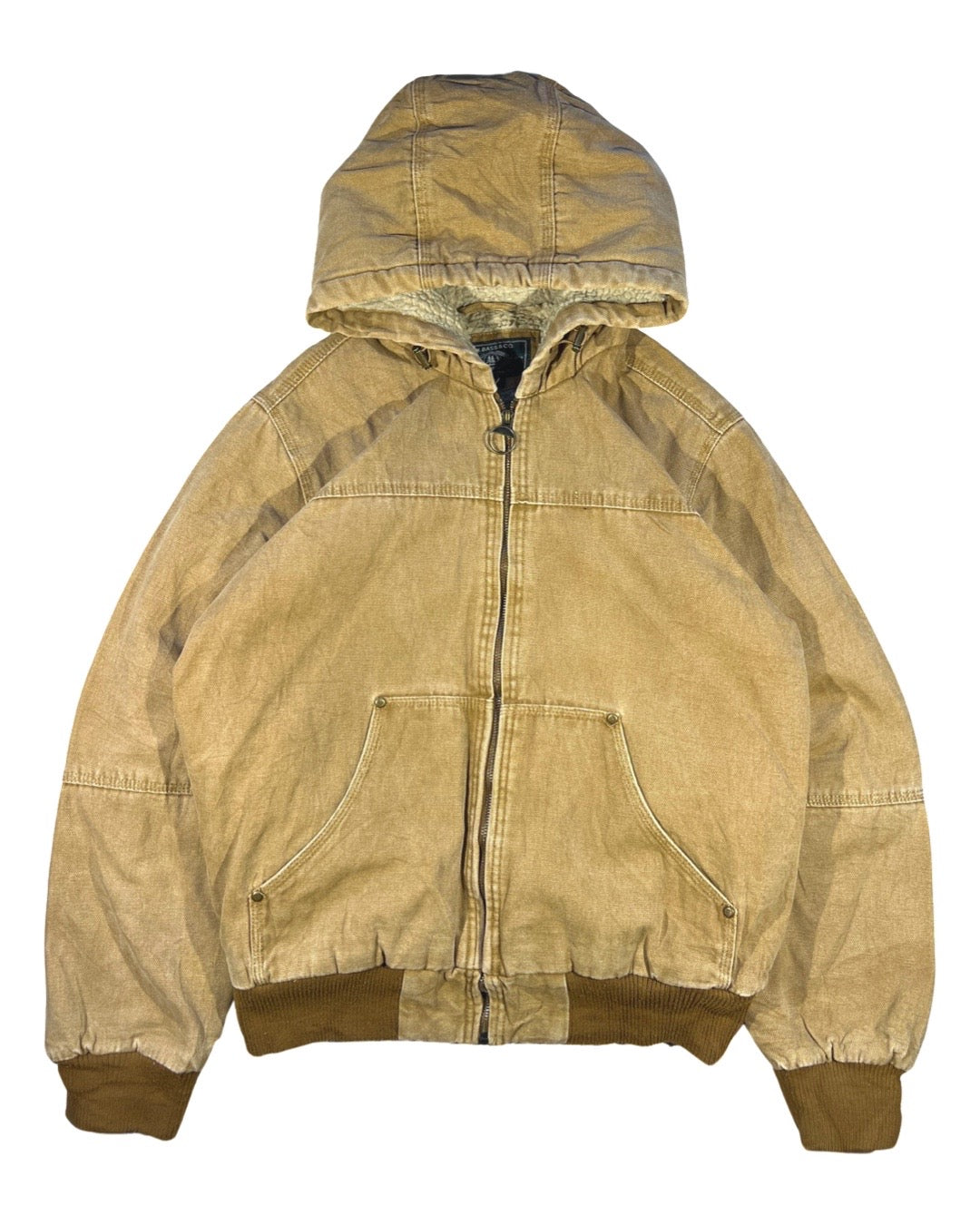 Vintage Hooded Work Jacket - S