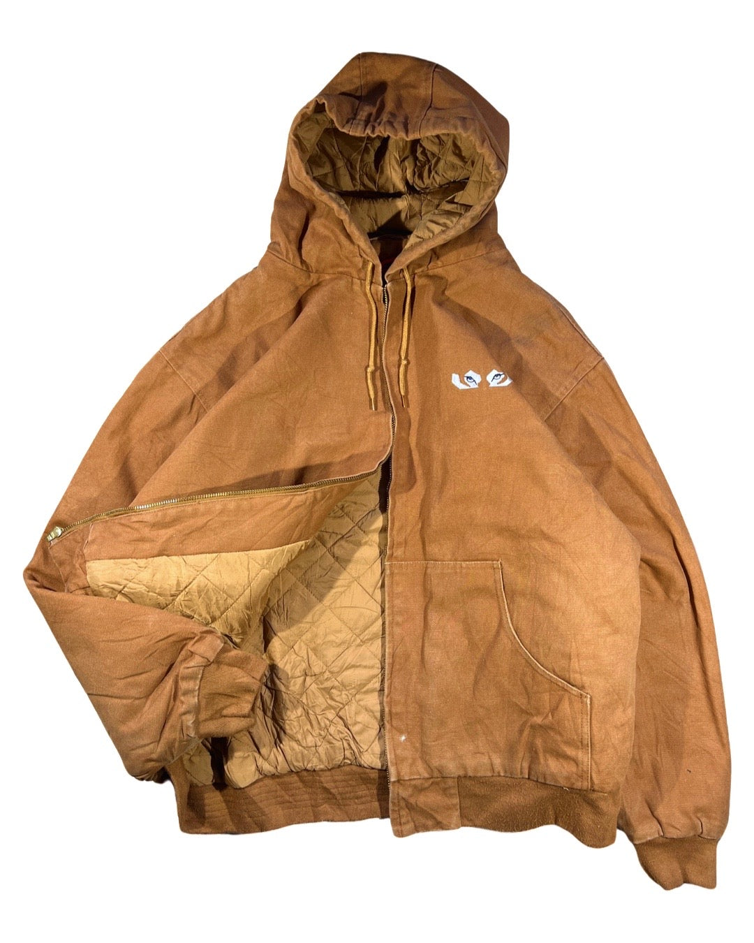 Vintage Hooded Work Jacket - 3XL